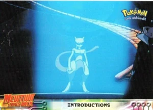 Pokémon Introductions Card Mewtwo Strikes Back Topps Blue Logo - Picture 1 of 1