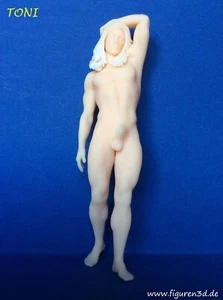 SEXY MANN FIGUR BOY GAY NACKT 3D Druck EROTIK AKT 1:18 24 32 35 45 64 72 87 FKK - Bild 1 von 6