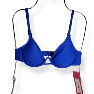Top de bikini Xhilaration azul con aros XS Junior - Imagen 1 de 3