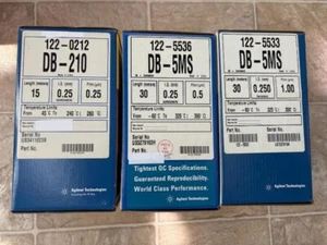 Set of 6 Agilent  J&W Scientific GC column  gas chromatography, free shipping - Picture 1 of 3