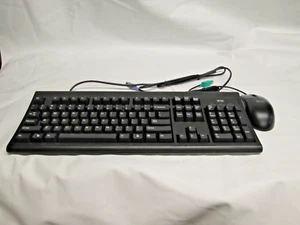 WYSE DELL Keyboard 770413-01L 770510-21L Optical Mouse PS2 - Picture 1 of 8