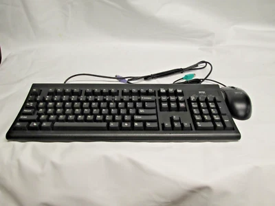 WYSE DELL Keyboard 770413-01L 770510-21L Optical Mouse PS2 - Image 1 of 4