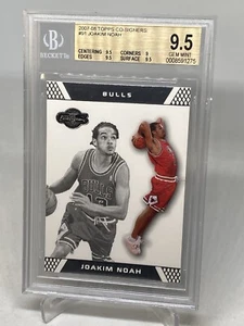 Joakim Noah RC 2007 Topps Co-Signers Rookie /499 BGS 9.5 GEM MINT POP 2 RARE - Picture 1 of 6