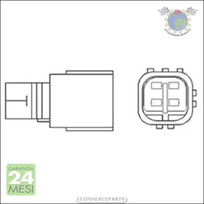 Sonda Lambda M.Marelli per DAIHATSU GRAN LEXUS IS GS TOYOTA COROLLA CELICA CAMR - Immagine 1 di 3