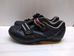 Diadora Black Synthetic Double Strap Hook Loop 2 Bolt Cycling Men's Shoe 9.5M 43 - Picture 1 of 8