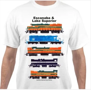 Camiseta Escanaba & Lake Superior Locomotives Railroad de Andy Fletcher - Imagen 1 de 1
