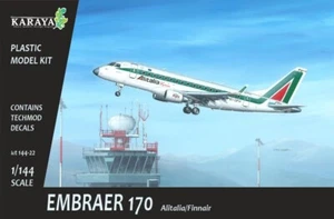 Karaya 144-22 1/144 Embraer 170 Alitalia/Finnair plastic model - LIMITED !! - Picture 1 of 5