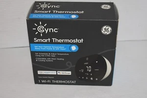 GE Cync Smart Thermostat CTHMCAPPEKB1-1 Remotely Set or Adjust Alexa & Google - Picture 1 of 5