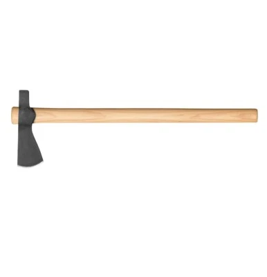 Hacha Trail Hawk Cold Steel 22" plateada 1055 mango de madera de carbono para exteriores y supervivencia Foto 1 de 3