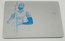2018-19 Immaculate Collection Printing Plate Cyan - Dwyane Wade - Miami Heat 1/1
