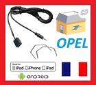 Hilfskabel Aux Jack MP3 für Autoradio Original Opel + 2 Extraktion Schlüssel