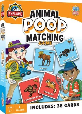 MASTERPIECES - I Can Explore - Animal Poop Matching Game for Kids & Family 42215 - Image 1 of 3