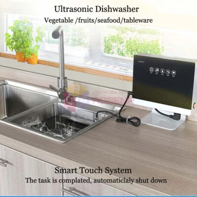 Lavavajillas Ultrasónico Hogar Tanque de Agua Frutas Verduras Lavavajillas 220V - Imagen 1 de 4