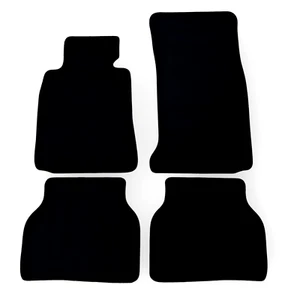 Car Floor Mats Velour For BMW 5 M5 E39 Waterproof Black Carpet Auto Liners New - Picture 1 of 10