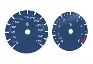 Maserati Ghibli GTS - Speedometer dials MPH to KM/H Gauges - Picture 1 of 6