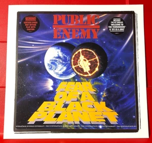 Public Enemy Fear Of A Black Planet Album Cover Art PICTURE/PRINT 6.5" x 6.5" - Imagen 1 de 3