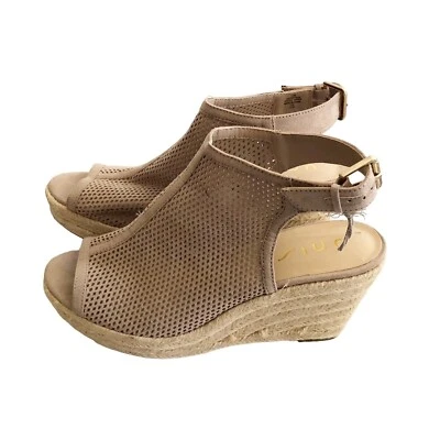 Unisa Women's 10 Tan Putty Open Toe Wedge Heel Sandal - Image 1 of 4