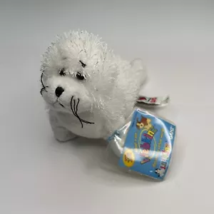 Ganz Webkinz Lil' Kinz Seal HS023 Peluche Bianco Peluche Giocattolo con Codice - Foto 1 di 5
