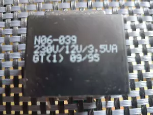 PRINT-TRAFO 12V~ 280mA ABMESSUNGEN ca. 33x28x30mm TRANSFORMATOR 24734A - Picture 1 of 3