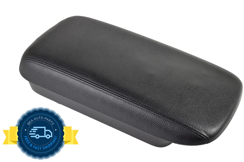 2018-2020 Mitsubishi Outlander Sport Center Console Black Leather Armrest OEM - Image 1 of 4