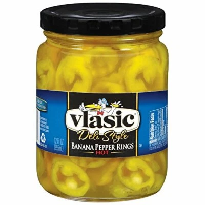 Vlasic Banana Pepper Rings Hot, 12 Ounce - Image 1 of 2