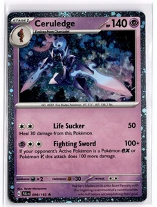 Pokemon Juego de Cartas Coleccionables Ceruledge (Cosmos Holo) 098/193 Cartas y Productos Varios Holo - Imagen 1 de 1