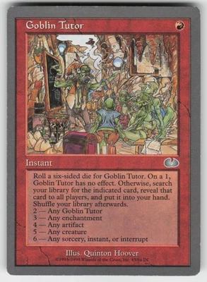MTG Unglued #45 Goblin Tutor Lightly played tcg - Image 1 of 2