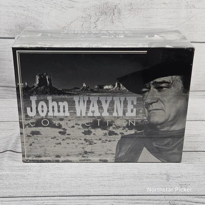 VTG John Wayne Collection 1 Boxed Set (10 VHS Set) Factory Sealed MMG NEW - Image 1 of 4