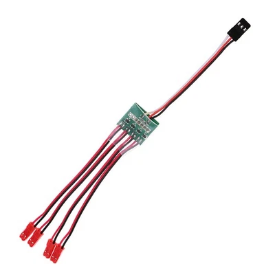 Drohne Nachtflug LED Bar Streifen Blinklichter Controller 4S Lipo - Bild 1 von 4