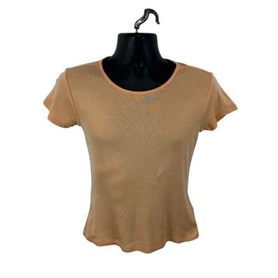 Camiseta Ralph Lauren Etiqueta Negra Manga Corta Naranja Melocotón Algodón Mercerizado Grande Foto 1 de 4