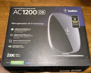 🛜Belkin AC 1200 DB WLAN Dual Band AC+ Gigabit Router 📲Smartphone kompatibel - Bild 1 von 7