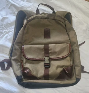 Mochila Timberland acolchada compartimento para computadora portátil cuero ribete malla - Imagen 1 de 6