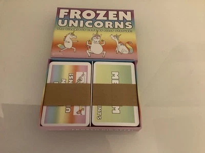 FROZEN UNICORNS Card Game, Hilarious Game Of Silly Statues. New. Children, Xmas - Image 1 of 3