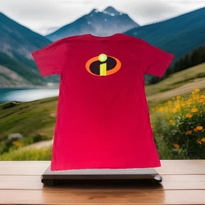 Disney Parks Authentic Incredibles Red T Shirt Size Small Disney Park Fun Costum - Picture 1 of 24