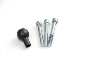 SW-Motech 1" Zoll Kugel für M8-Gewinde für RAM Kugel Arm schwarz - Bild 1 von 4