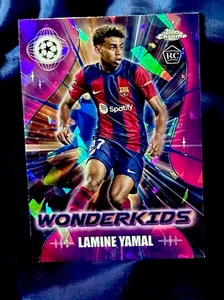 2023-24 TOPPS CHROME SAPPHIRE REFRACTOR VARIATION LAMINE YAMAL RC LOOKS GEM MINT - Picture 1 of 3