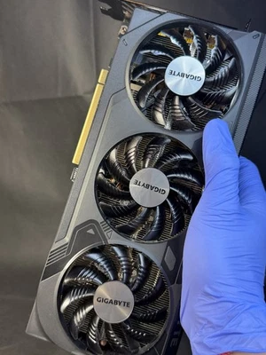 Gigabyte GeForce RTX 4070 12GB GDDR6X Graphics Card - GV-N4070WFOC-12GD - Image 1 of 4