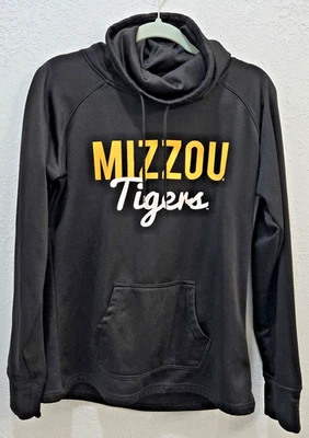 Mizzou Tigers Women's Colosseum Cowl Neck Pullover With Pocket - Size Large - Image 1 of 4