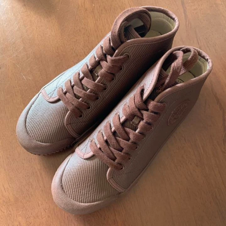 Zapatillas de Corte de Primavera Zapatos Marrón Corte Alto Talla Para Mujer 38 US7-7.5 Sin Caja NUEVO Foto 1 de 4