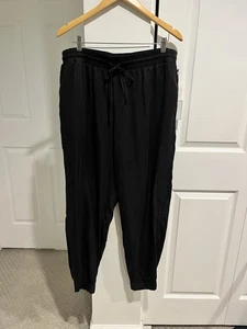 1. STATE schwarze kuschelige Mixed Media leichte Jogginghose XL kuscheliger Komfort - Bild 1 von 12