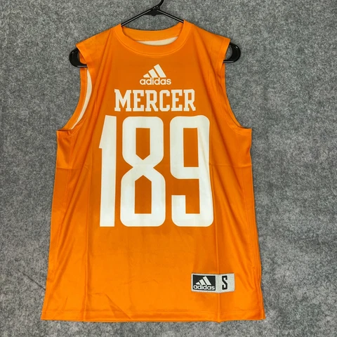 Mercer Bears Adidas Men Tank Top Small Orange Shirt Sleeveless NCAA Football 189 Cover