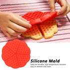 (5Grid HeartShape)DIY Waffle Mold Reusable Silicone Muffin Cake Mould Baking MA