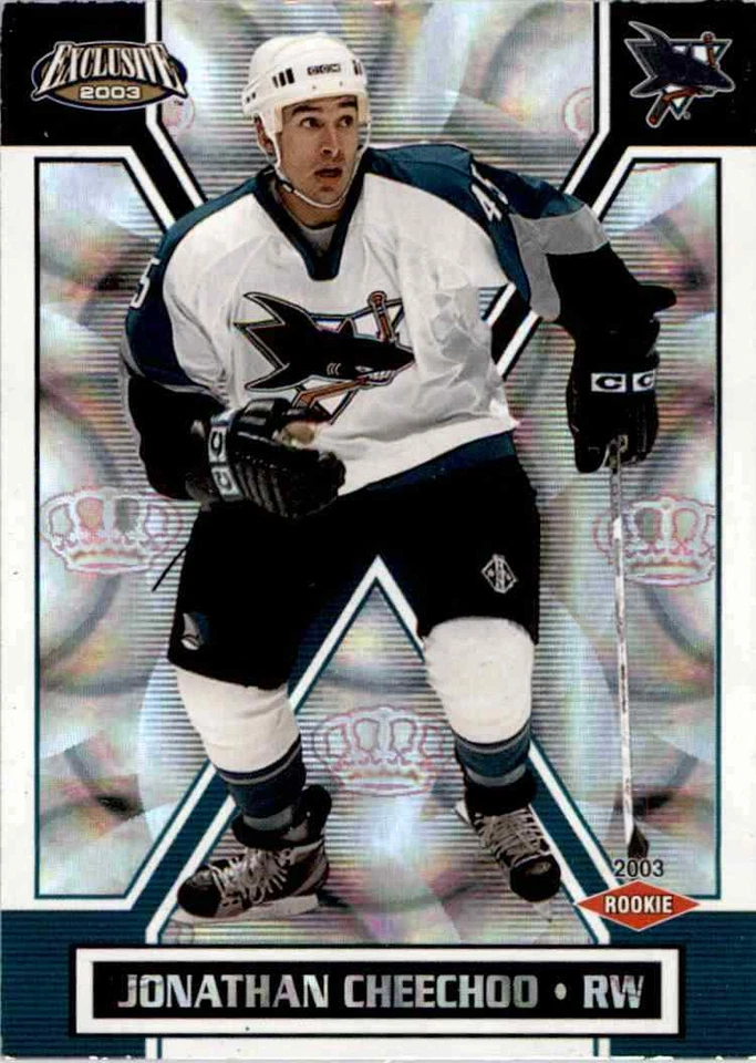 2002-03 Pacific Exclusive Jonathan Cheechoo #190 - Image 1 of 2