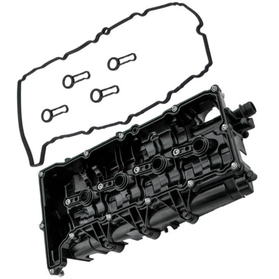Tapa de culata + junta para BMW Serie 1 Serie 5 X1 X3 F20 E90 N47N N47S1 Diesel - Imagen 1 de 4