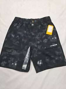Carhartt Boys Elastic Waistband Lightweight Shorts New Size M 10/12 Cavier Black - Picture 1 of 6