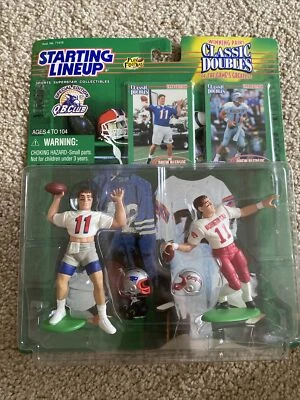 1998 NFL Starting Lineup Classic Doubles Drew Bledsoe Patriots/Cougars Figure - Image 1 of 4