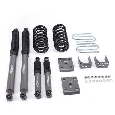 Kit de bajada de suspensión 3"/5" para Ford F150 F100 2x2 1980-1996 con amortiguadores Foto 1 de 4