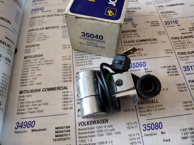 BOSCH CONDENSER - FORD CAPRI & CONSUL & CORTINA & ESCORT RS2000 OHC (1973-83) - Image 1 of 2