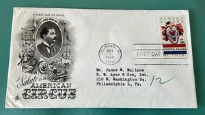 A Salute To The American Circus John Ringling 1966 First Day Cover Stamp - Picture 1 of 2