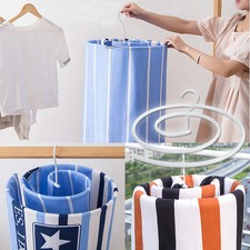 Spiral Shaped Hanger Rotating Drying Rack New